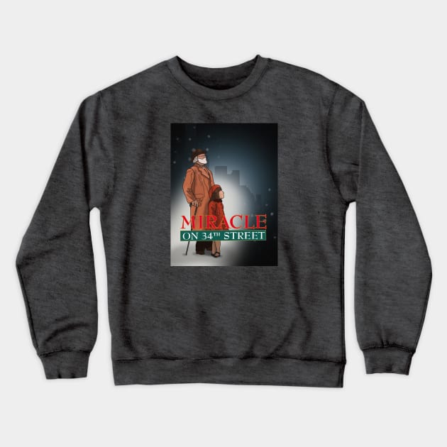 Miracle on 34th Street Christmas Movie (1994) | Mara Wilson | Susan Walker | Les Mayfield Crewneck Sweatshirt by Kath Fernweh